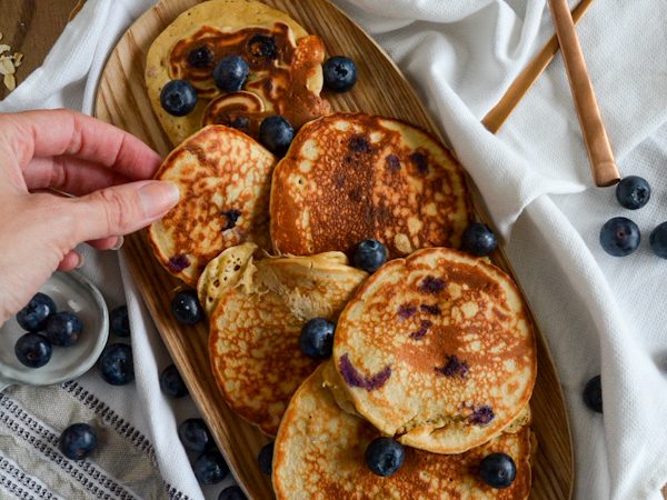 TORTITAS DE COLÁGENO, AVENA Y ARANDANOS