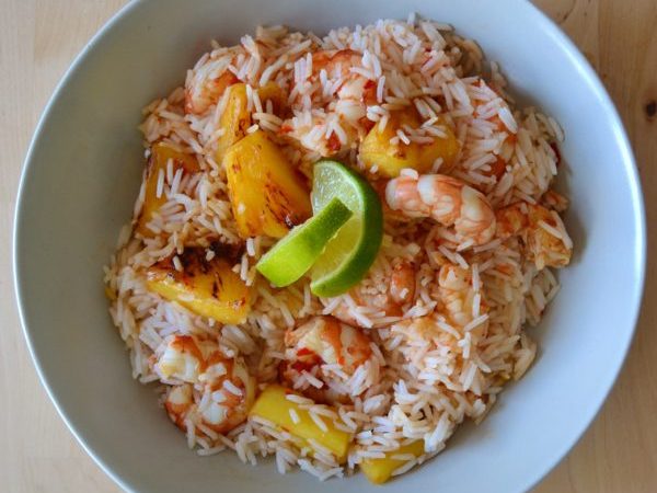 ARROZ CON GAMBAS Y PIÑA