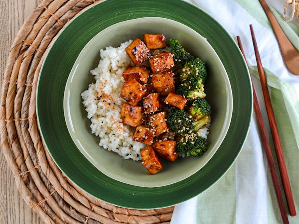 ARROZ CON TOFU Y BRÓCOLI