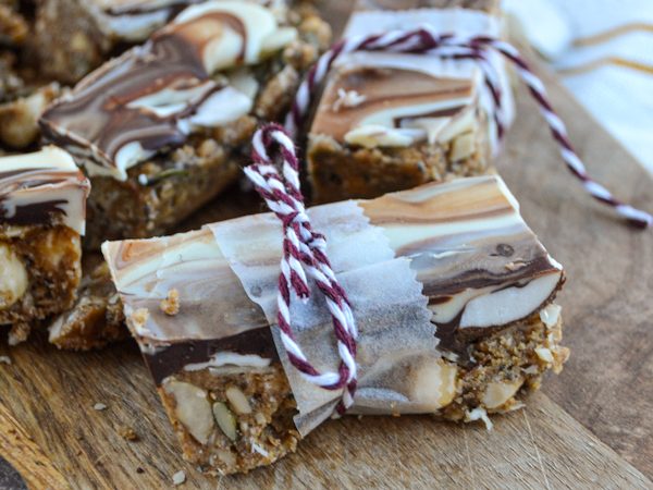 BARRITAS DE FRUTOS SECOS Y CHOCOLATE