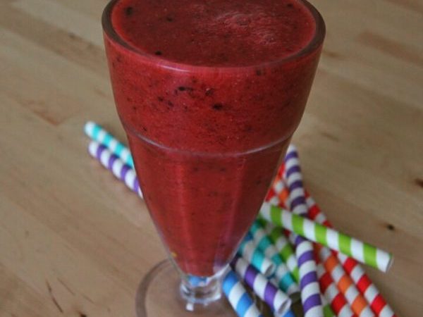 BATIDO DE SANDÍA Y CEREZAS