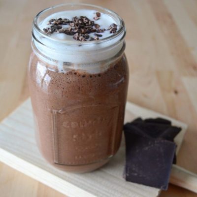 BATIDO DE CHOCOLATE Y AVELLANA