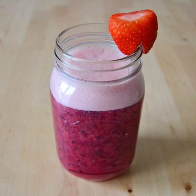 Batido-de-cítricos-con-arándanos