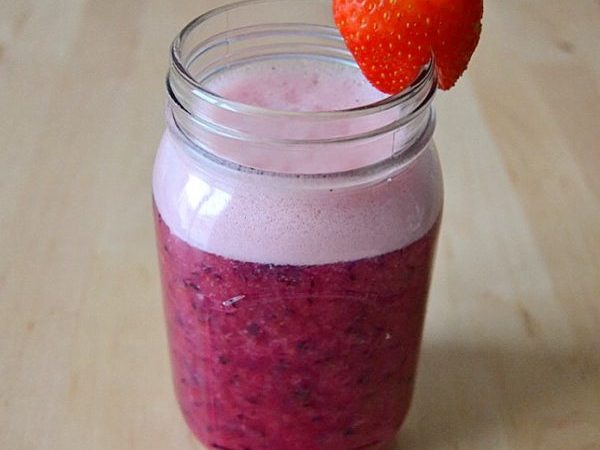 BATIDO DE CÍTRICOS CON ARÁNDANOS