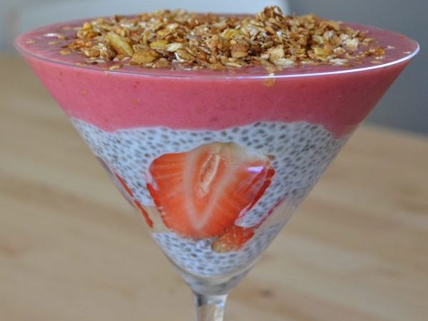 BATIDO DE FRESAS Y CHÍA