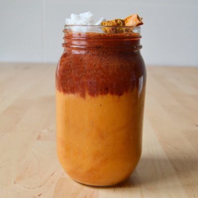 BATIDO DE NECTARINAS Y BAYAS GOJI