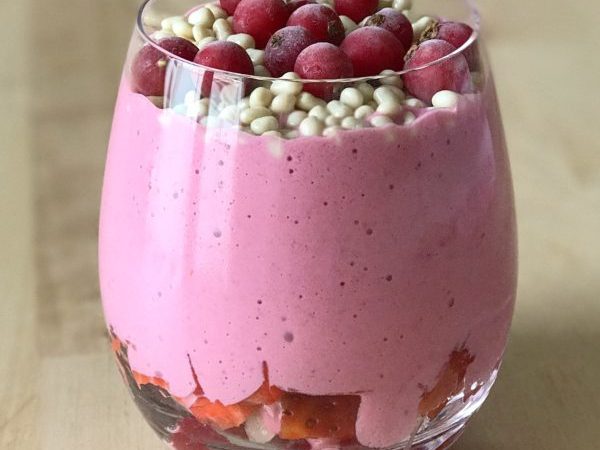 BATIDO DE QUESO DE FRAMBUESAS