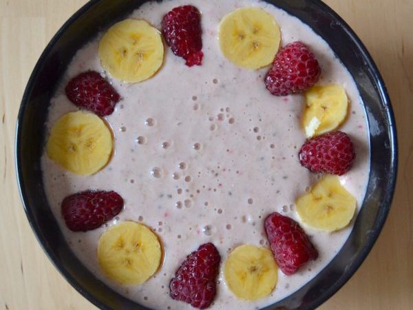BOWL DE AVENA CON FRESAS