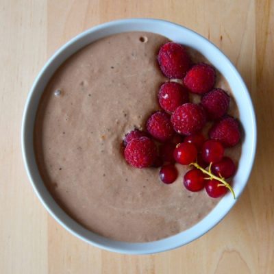 BOWL DE AVENA Y CHOCOLATE
