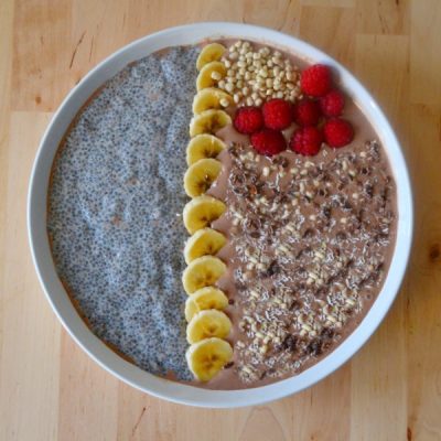 BOWL DE CHÍA Y CHOCOLATE