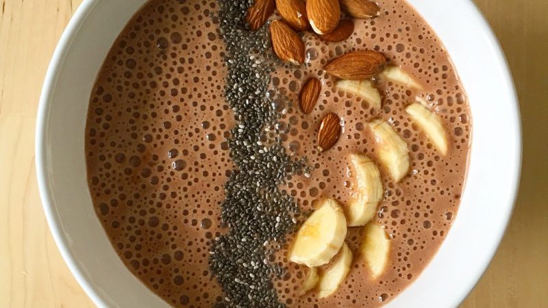 BOWL DE CHOCOLATE Y ALMENDRAS