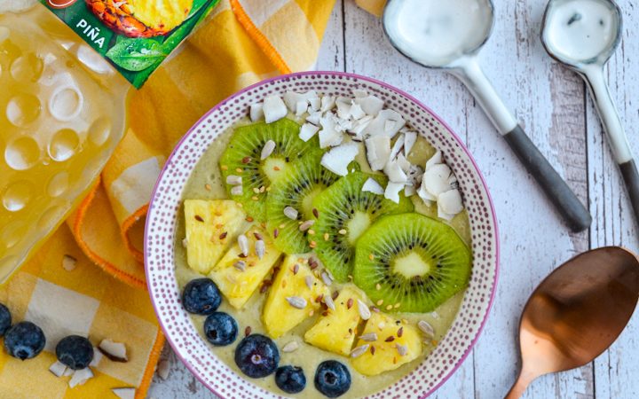 BOWL DE DESAYUNO PIÑA Y MATCHA