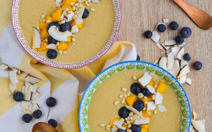 BOWL DE MANGO Y AVENA