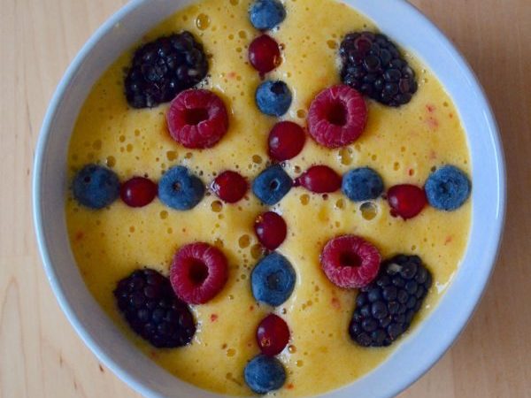 BOWL DE PIÑA, NARANJA Y NECTARINA