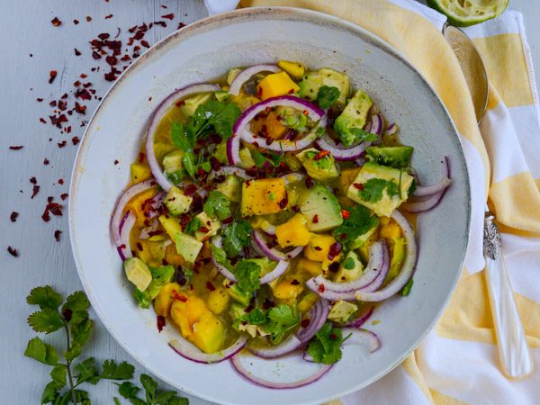 CEVICHE DE MANGO VEGANO