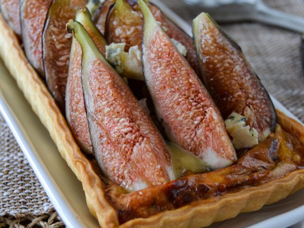 CHEESECAKE SALADO CON HIGOS