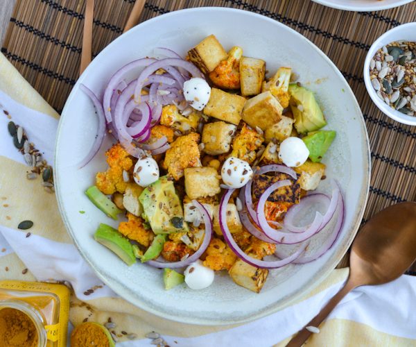 Coliflor-garbanzos-y-tofu