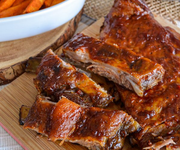 Costillas-barbacoa