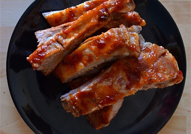 COSTILLAS DE CERDO A LA BARBACOA FIT