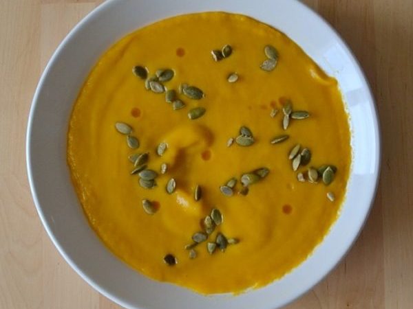 CREMA DE CALABAZA Y BATATA