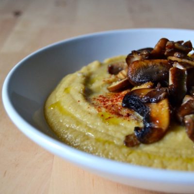 Crema-de-garbanzos-con-hongos