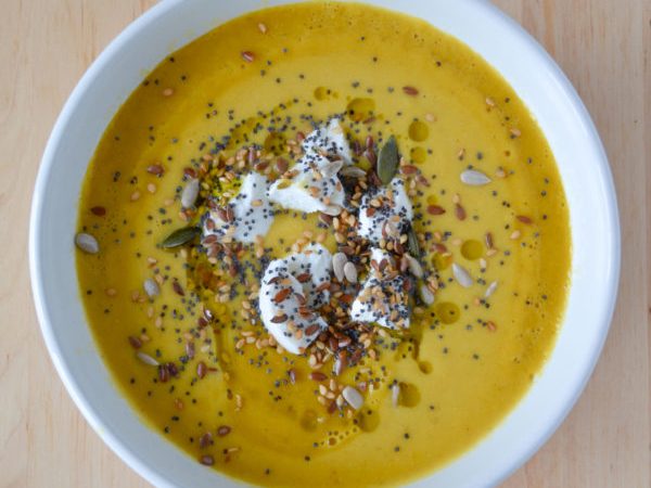CREMA DE LENTEJAS ROJAS CON CURRY