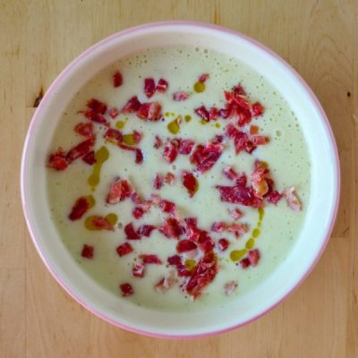 Crema-de-melón-con-jamón