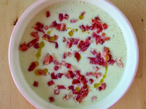 CREMA DE MELÓN CON JAMÓN