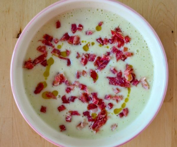 Crema-de-melón-con-jamón