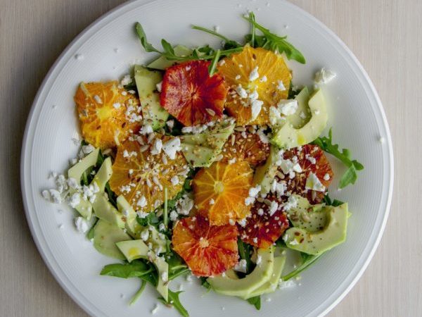 ENSALADA DE NARANJAS Y AGUACATE