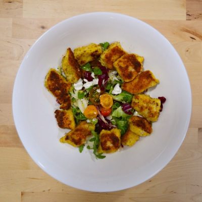 Ensalada-de-nuggets-de-pescado