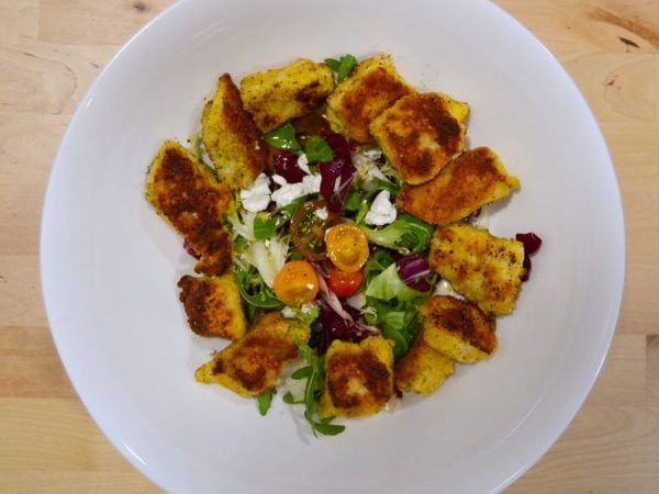 ENSALADA DE NUGGETS DE PESCADO