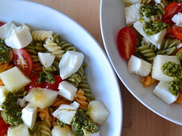 ENSALADA DE PASTA CON MELÓN Y PESTO DE PISTACHOS