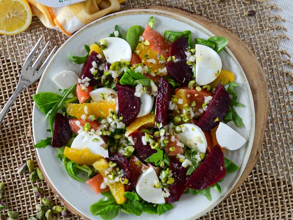 ENSALADA DE CÍTRICOS, REMOLACHA Y QUESO FRESCO