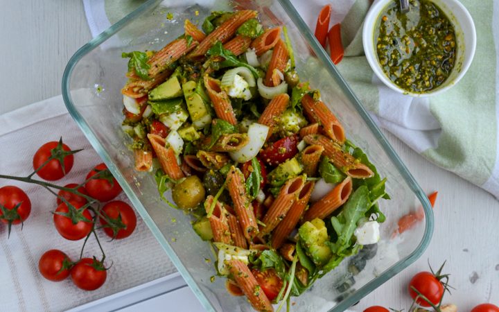 ENSALADA DE VERANO CON PESTO DE EDAMAMES