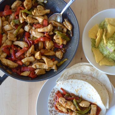 Fajitas-de-pollo