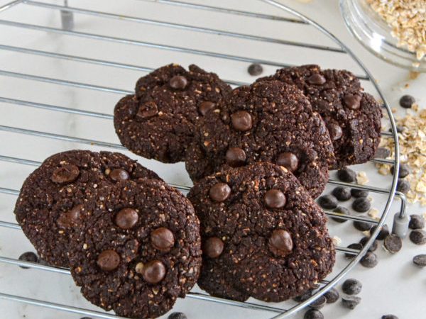 GALLETAS DE CHOCOLATE Y AVENA SIN SIN SIN