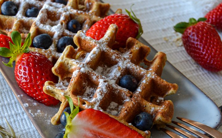 GOFRES DE AVENA SIN AZÚCAR