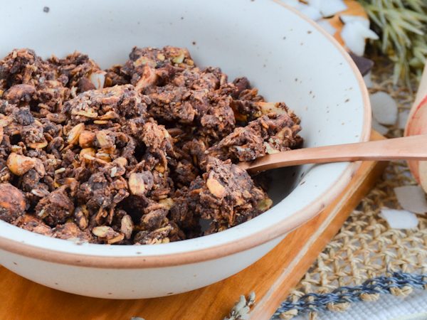 GRANOLA DE CHOCOLATE Y COCO