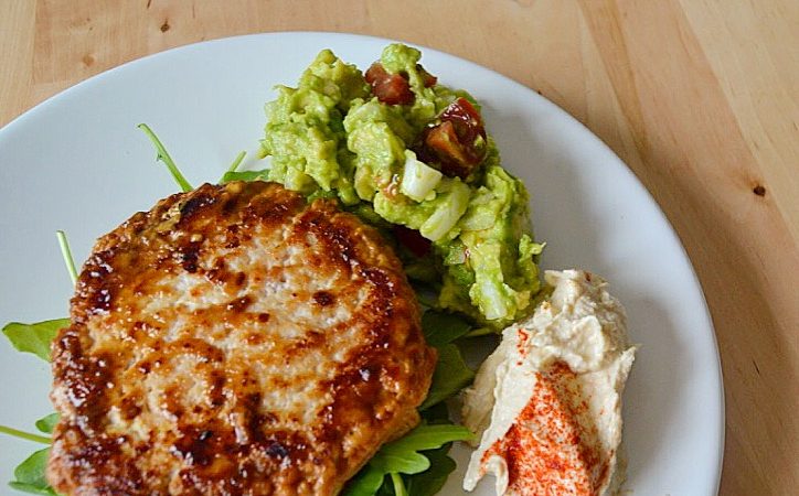 HAMBURGUESA DE POLLO CON MOSTAZA Y SOJA