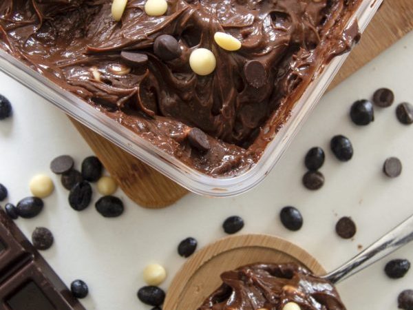 HELADO DE CHOCOLATE Y CAFÉ