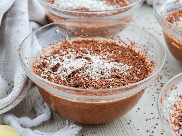 MOUSSE DE CHOCOLATE SIN HUEVO