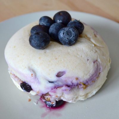 Mugcake-de-arándanos