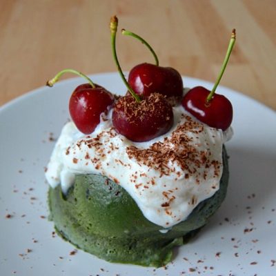 Mugcake-de-espirulina