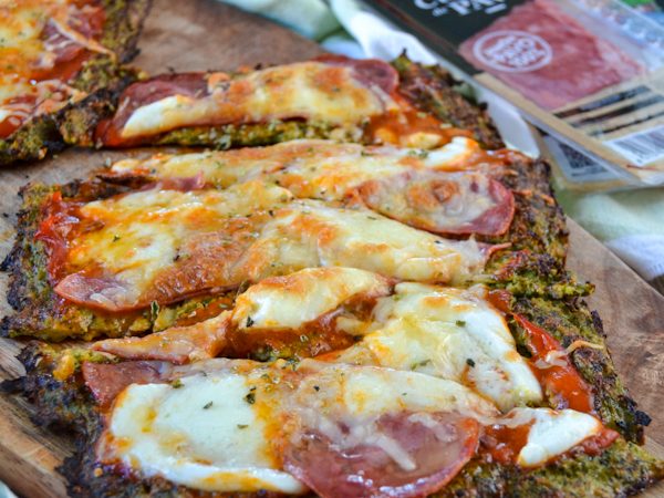 PIZZA DE BRÓCOLI PICANTE