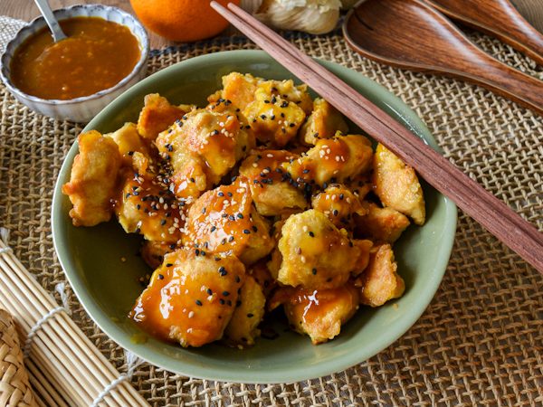 POLLO A LA NARANJA AGRIDULCE ESTILO ASIÁTICO
