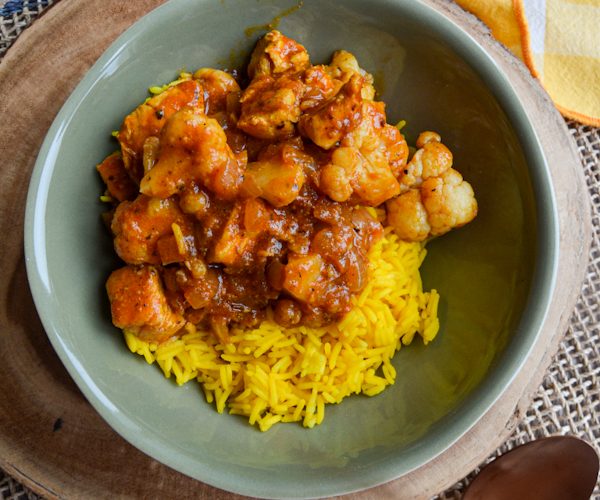 Pollo-al-curry-con-coliflor