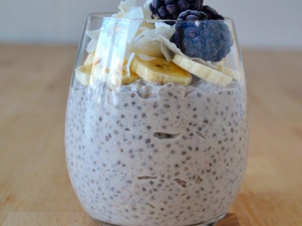 PUDDING DE CHÍA CON LECHE DE COCO