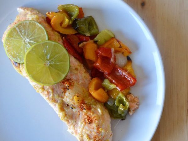 SALMÓN CON LIMA PICANTE