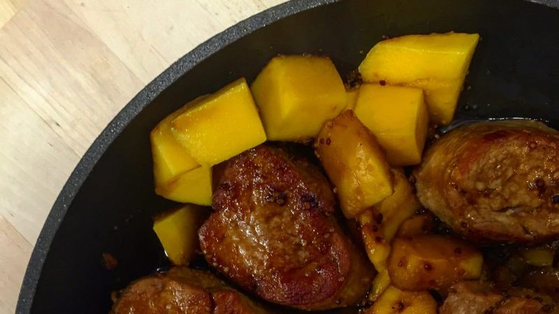 SOLOMILLO DE CERDO CON MANGO